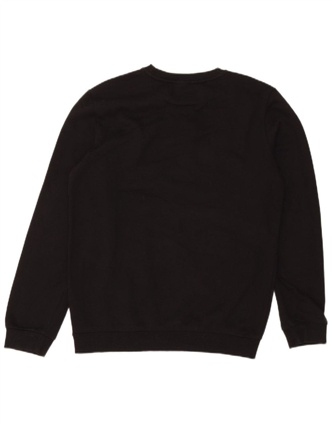 Puma Hombre Sudadera Gráfica Jersey Pequeño Algodón Negro