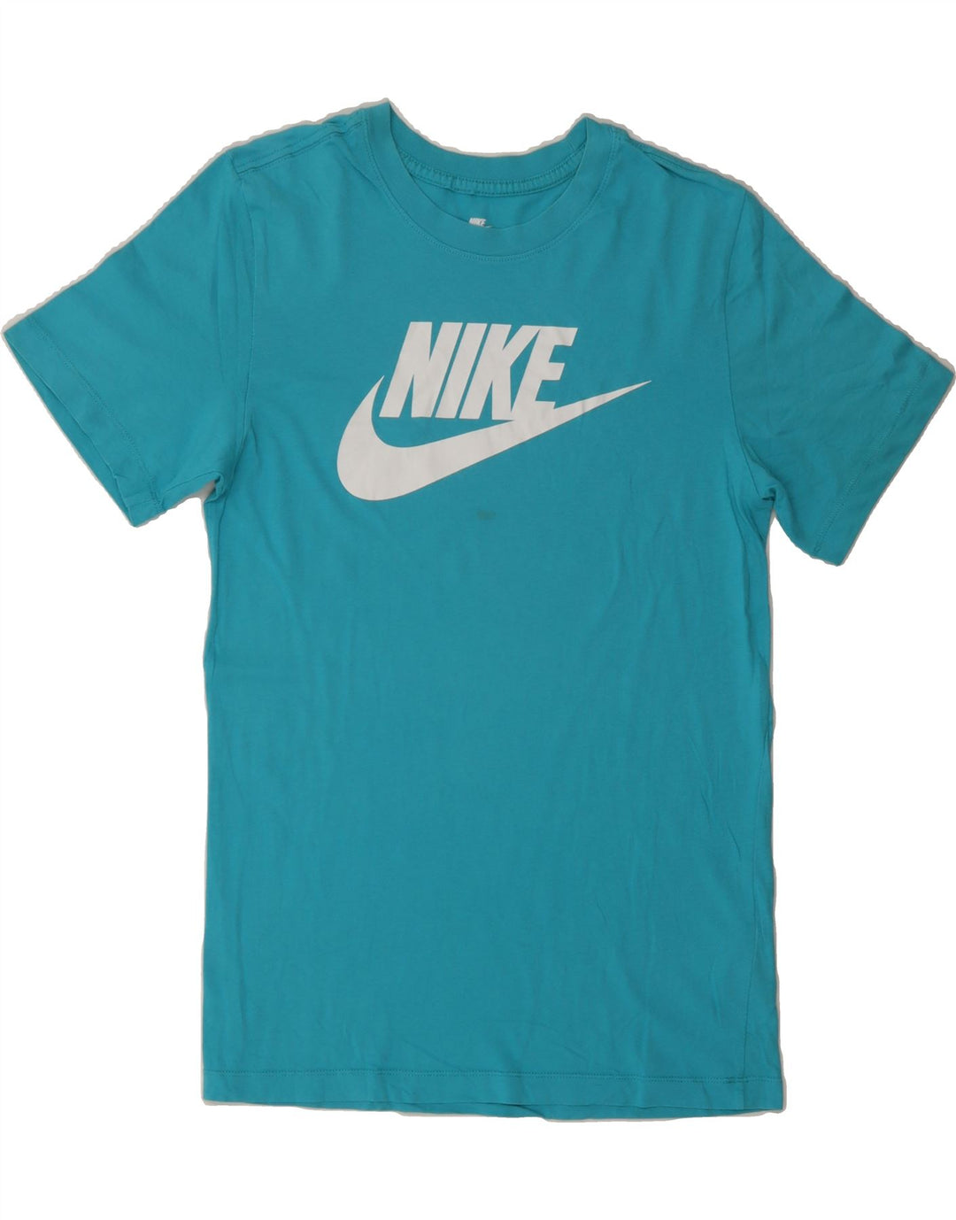 NIKE Mens Graphic T-Shirt Top Small Blue Cotton Vintage Nike and Second-Hand Nike from Messina Hembry 