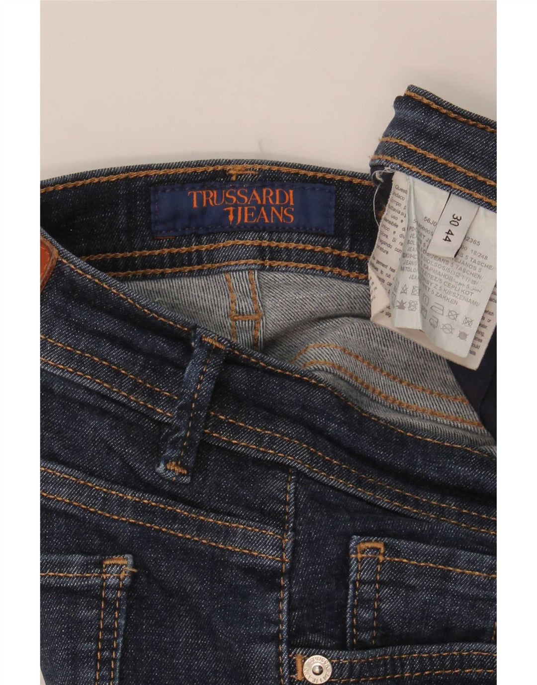 Vaqueros Trussardi Mujer Slim W30 L29 Azul Marino