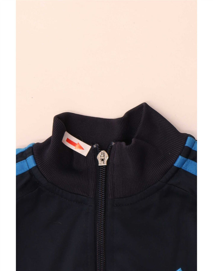 Adidas Chicos Clima 365 Chándal Top Chaqueta 7-8 Años Azul Marino Poliéster