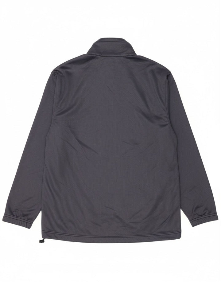 ASICS Mens Tracksuit Top Jacket Small Navy Blue Polyester