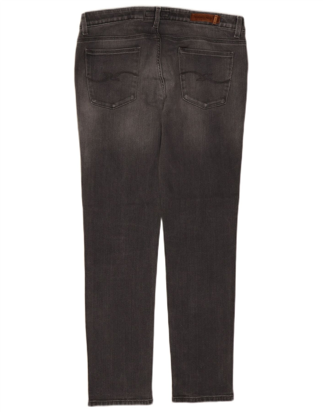 TRUSSARDI Vaqueros ajustados para mujer W28 L28 Gris Algodón