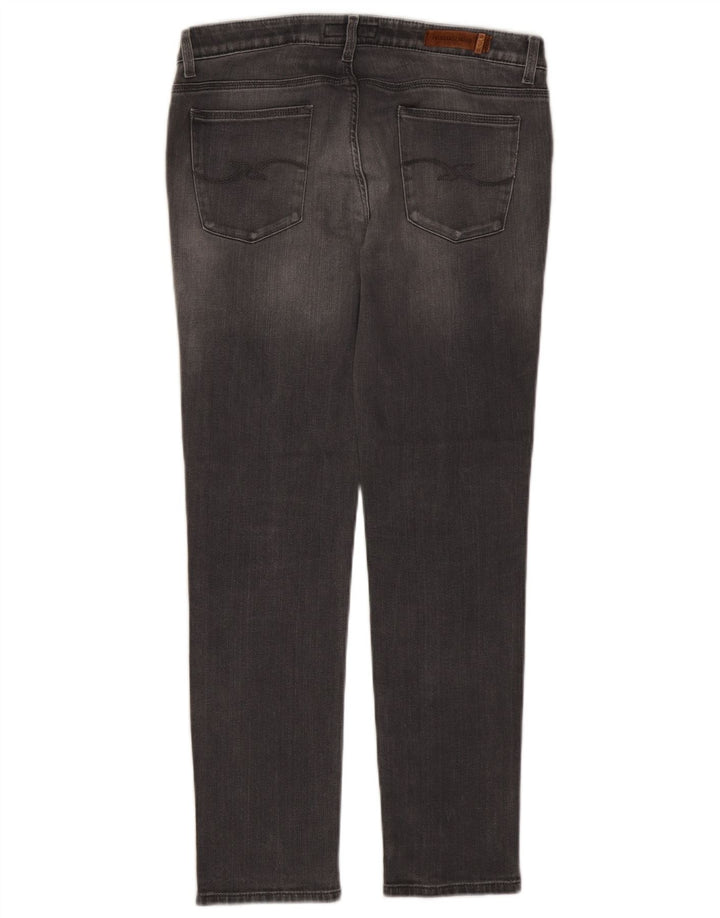 TRUSSARDI Vaqueros ajustados para mujer W28 L28 Gris Algodón