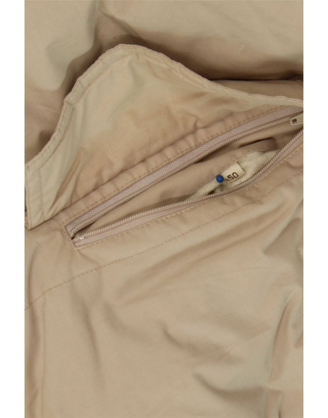 BRUGI Chaqueta acolchada reversible con capucha para hombre IT 50 Large Verde Poliéster