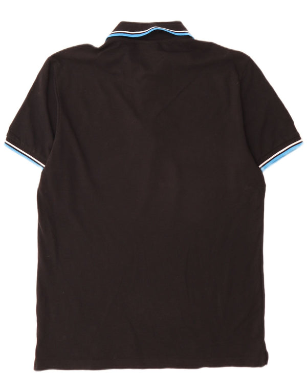 Diadora Polo Hombre XL Algodón Rayas Negro