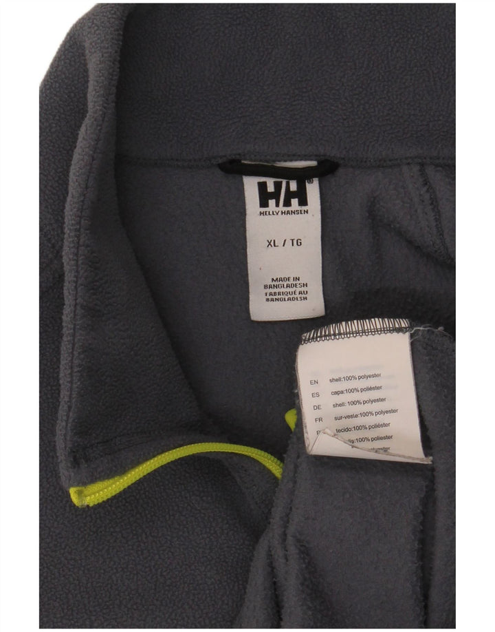 Helly Hansen Jersey polar con cuello y cremallera para hombre XL Poliéster azul marino