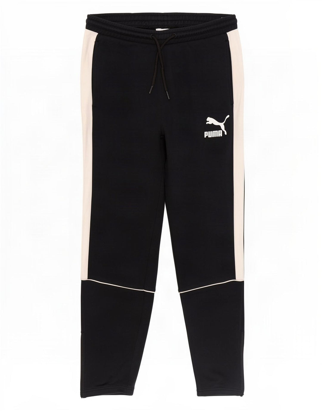 Puma Pantalones De Chándal De Algodón Color Block En Negro Medio - Hombre