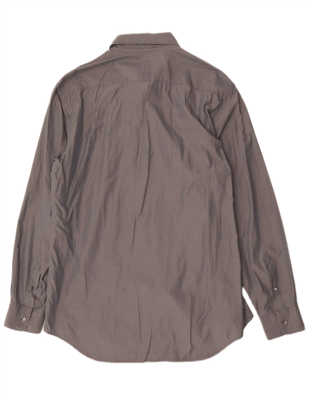 Camisa Calvin Klein para hombre talla 43 algodón gris grande