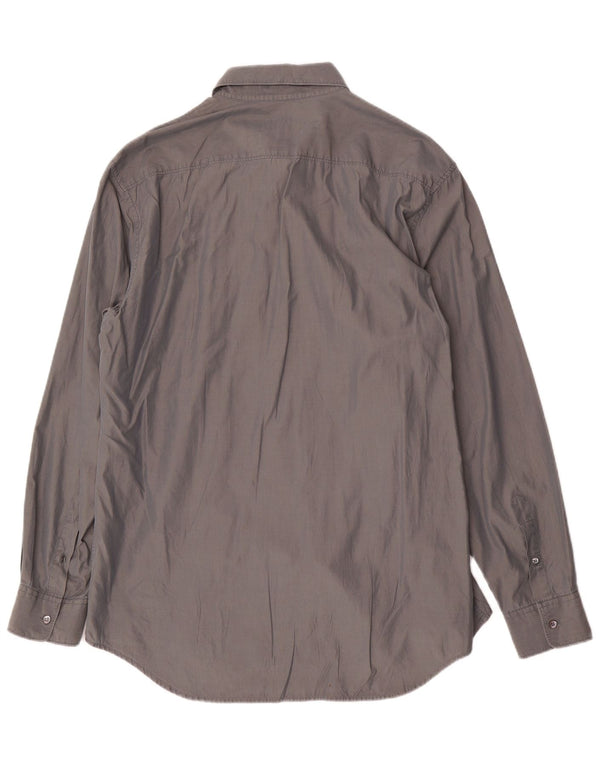 Camisa Calvin Klein para hombre talla 43 algodón gris grande