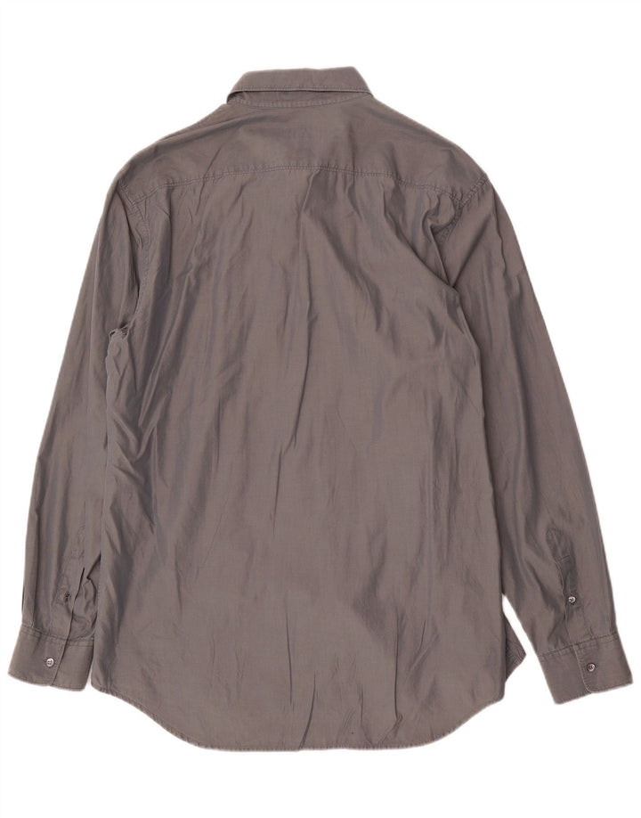 Camisa Calvin Klein para hombre talla 43 algodón gris grande