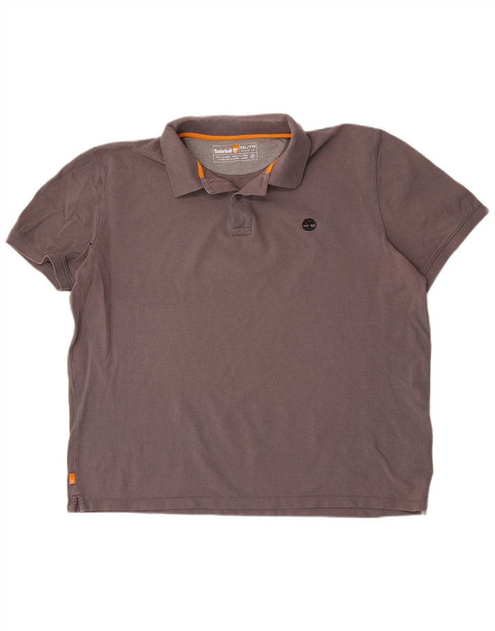 Timberland Polo De Corte Regular Para Hombre 2XL Algodón Gris