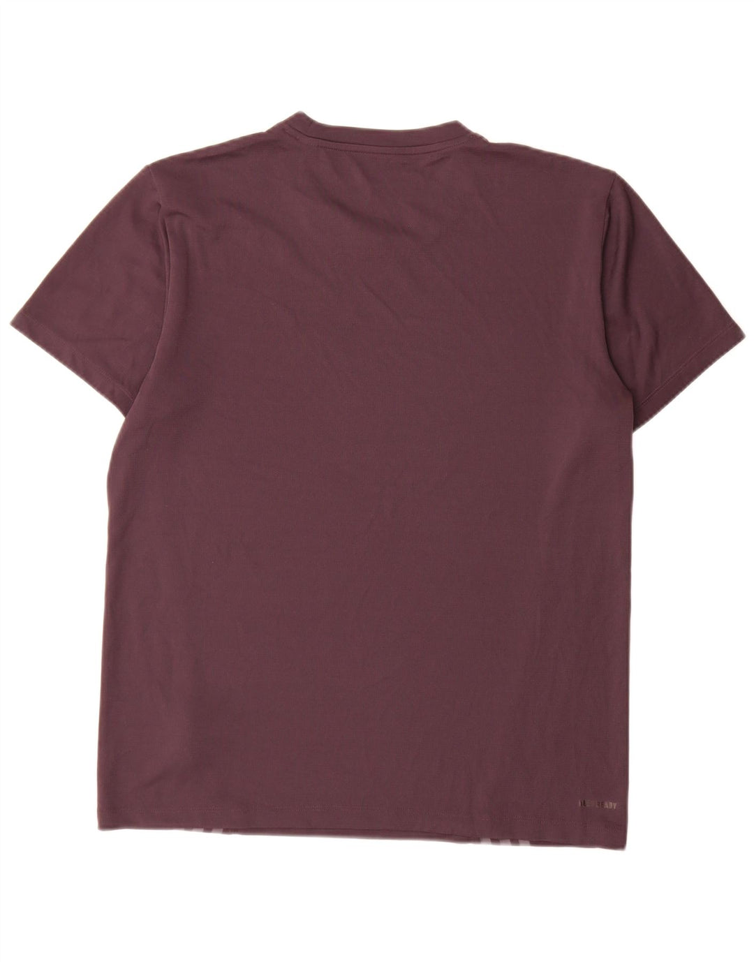 Adidas - Camiseta para hombre, talla grande, color morado, poliéster