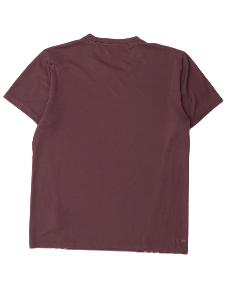 Adidas - Camiseta para hombre, talla grande, color morado, poliéster