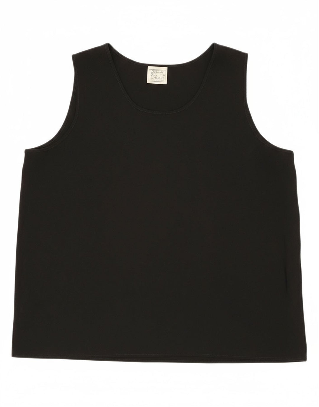 ST. BERNARD Womens Sleeveless Blouse Top UK 20 2XL Black Polyester