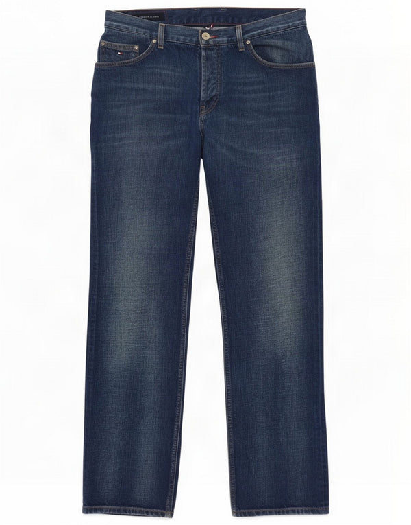 Tommy Hilfiger Jeans rectos para hombre W34 L30 Algodón azul