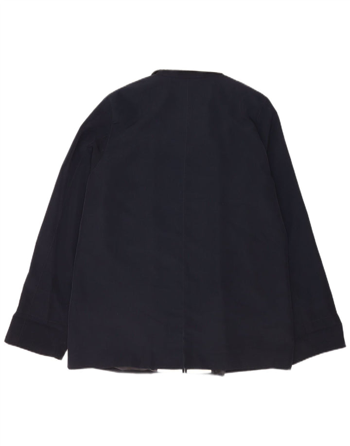 Marks & Spencer Chaqueta Bomber para Mujer UK 40 Grande Poliéster Azul Marino