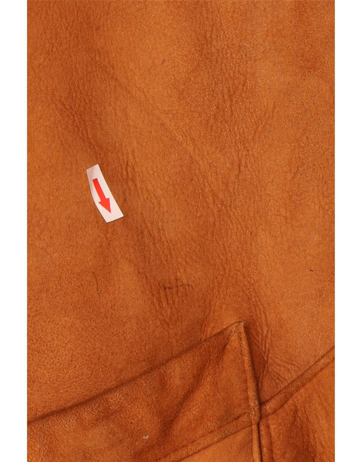 Vintage mujeres oversize shearling abrigo Reino Unido 16 grande beige