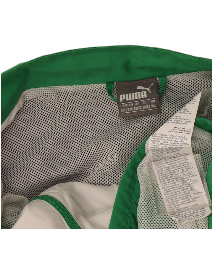 Puma Chaqueta de chándal para hombre 2XL Azul marino Colorblock Poliéster