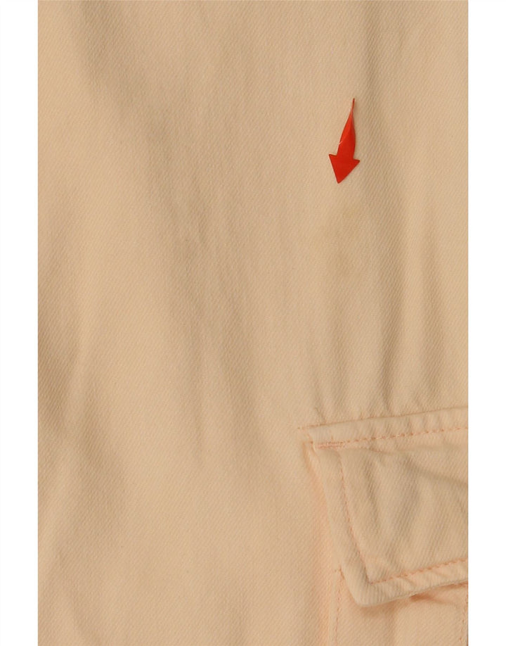 LEVI'S Pantalones cargo cónicos de cintura alta para mujer W24 L28 Algodón rosa