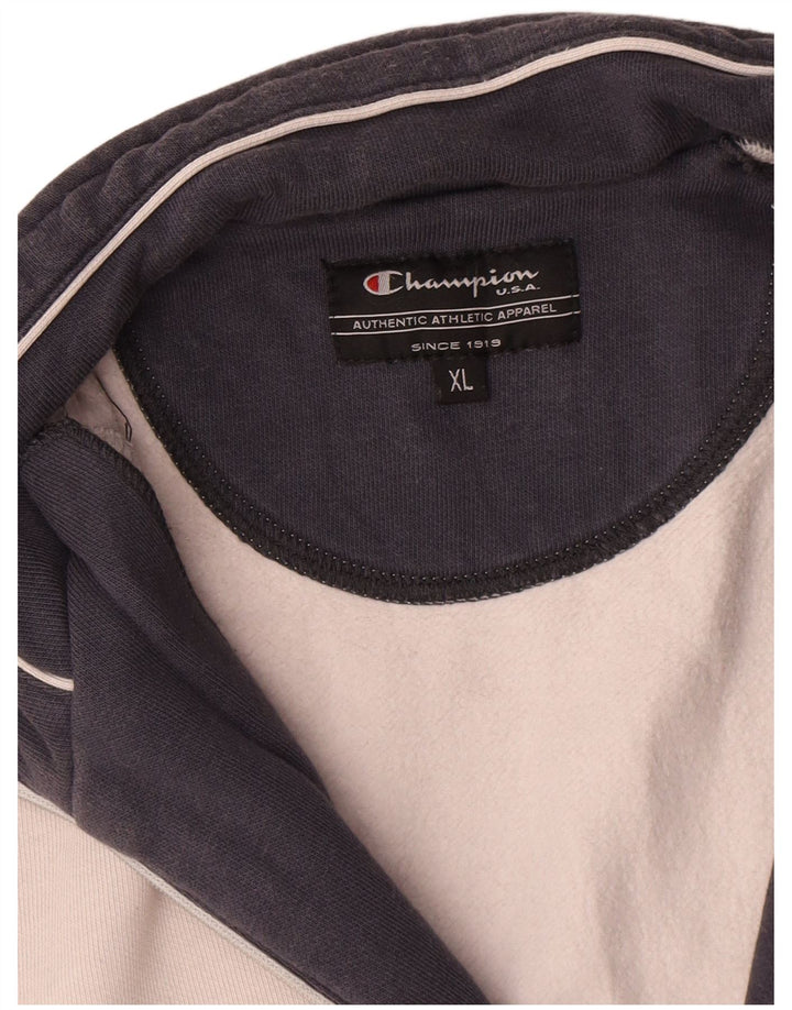Champion Chaqueta De Chándal Para Hombre XL Algodón Beige