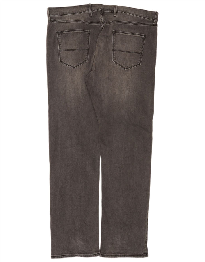 Marks & Spencer Vaqueros rectos para hombre W38 L33 Algodón gris