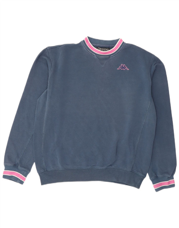 Kappa Hombre Sudadera Jumper XL Azul Marino Algodón