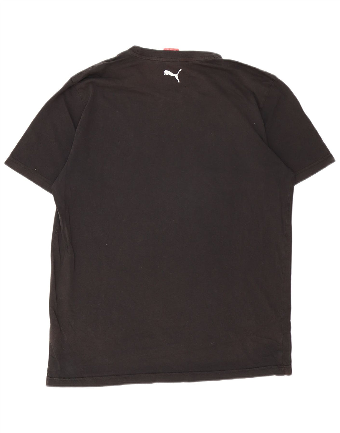 Puma - Camiseta gráfica para hombre, talla grande, algodón negro