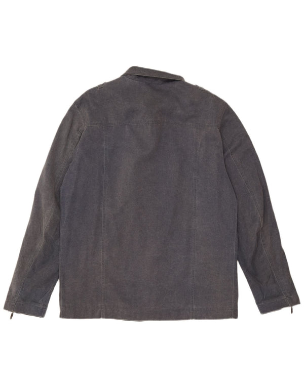 AUSTRALIAN L'ALPINA Chaqueta militar para hombre IT 50 Grande Algodón azul marino