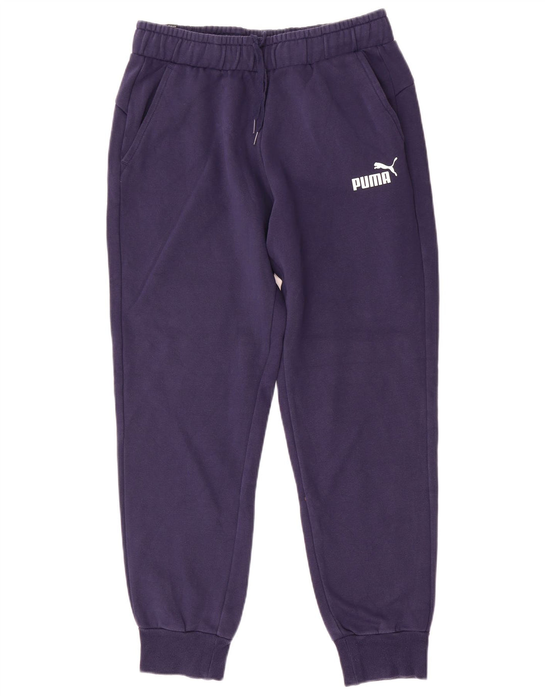Pantalones De Chándal Puma Hombre Joggers Medium Azul Marino Algodón