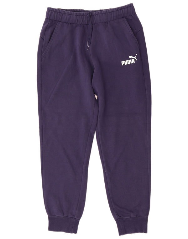 Pantalones De Chándal Puma Hombre Joggers Medium Azul Marino Algodón