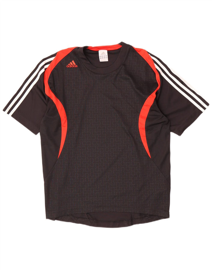 Adidas Hombre Camiseta Top Small Negro Colorblock Poliéster