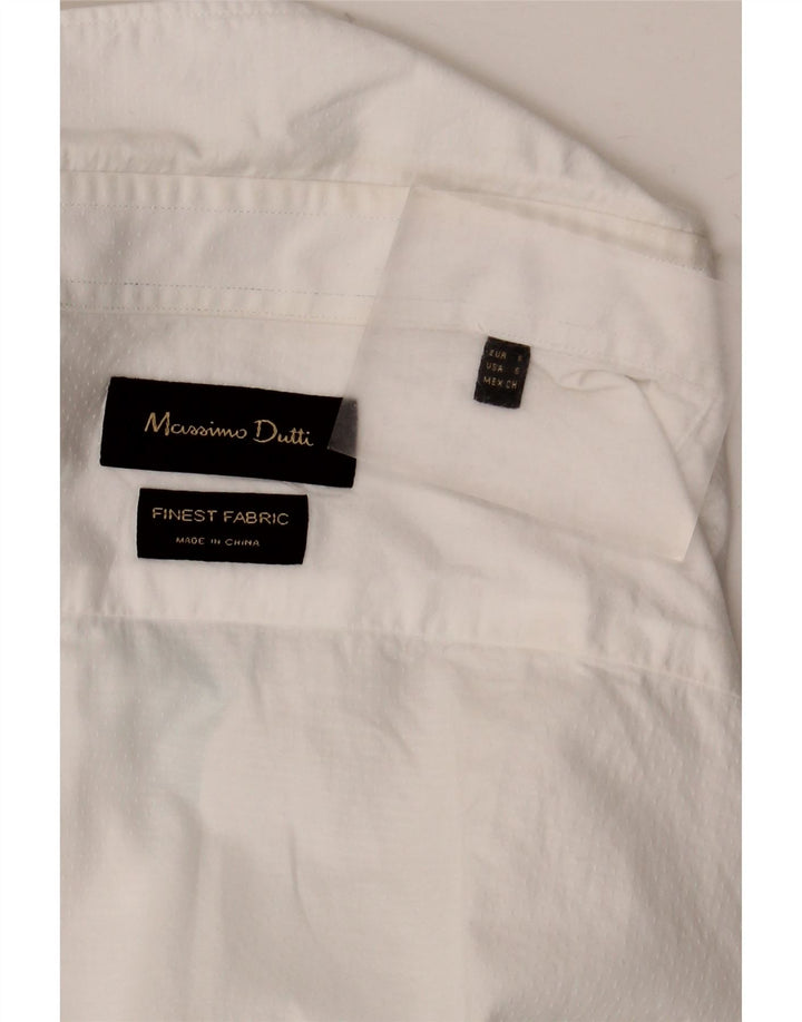 Camisa Massimo Dutti Hombre Small Blanca