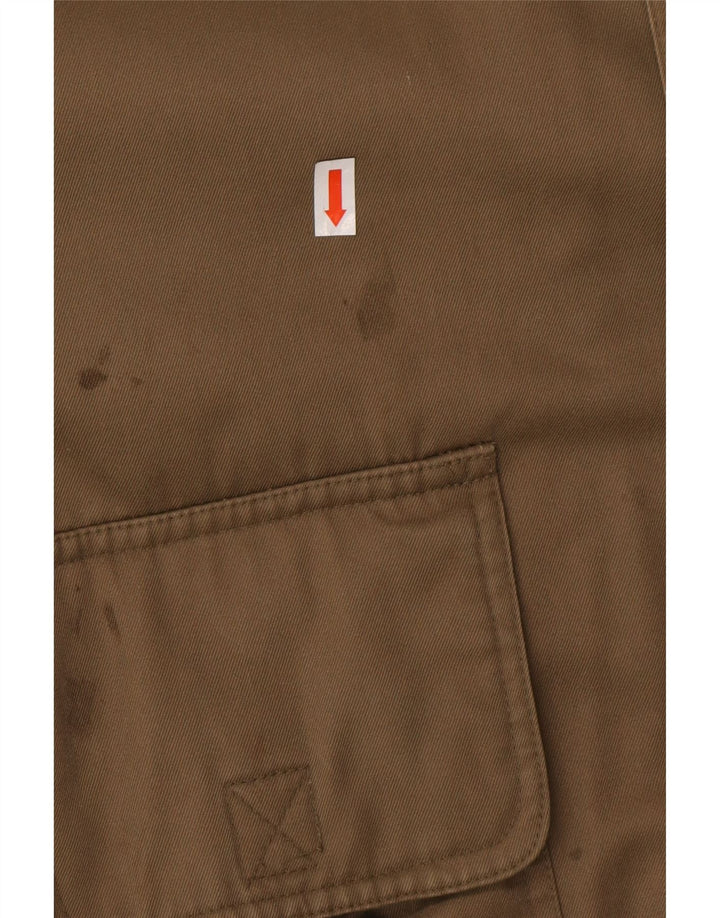 UNIVERS Chaqueta utilitaria con capucha para hombre IT 52 XL Algodón marrón