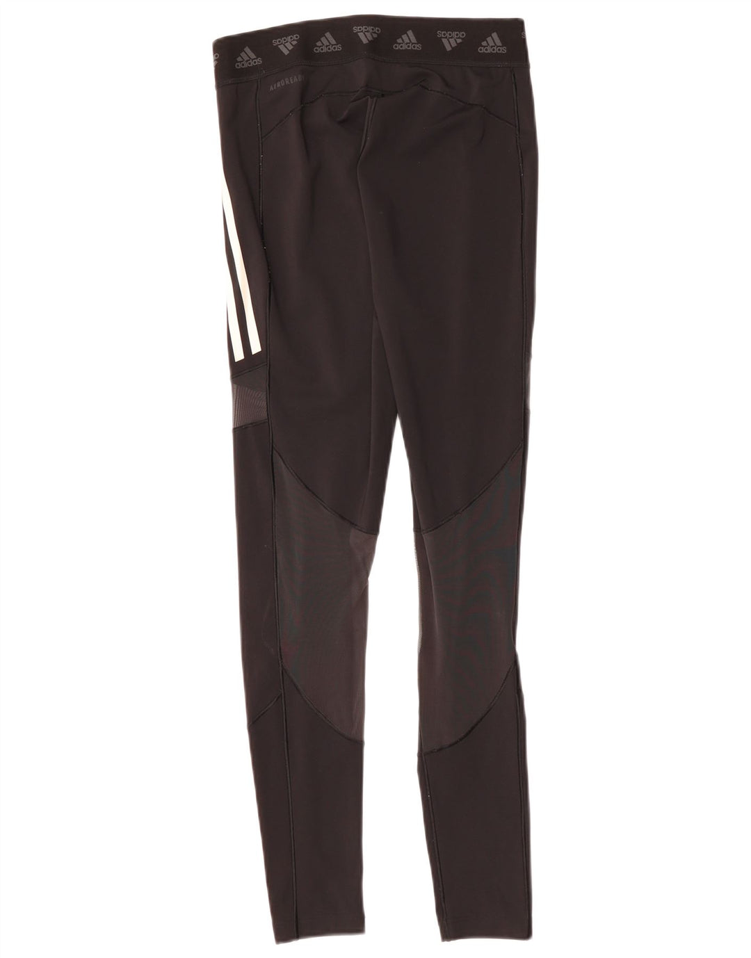 ADIDAS Mujer Aeroready Graphic Leggings Reino Unido 12 Mediano Negro