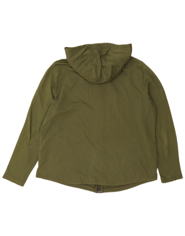 Marks & Spencer Jersey con capucha de ajuste regular para mujer UK 46 Lagre Caqui Algodón