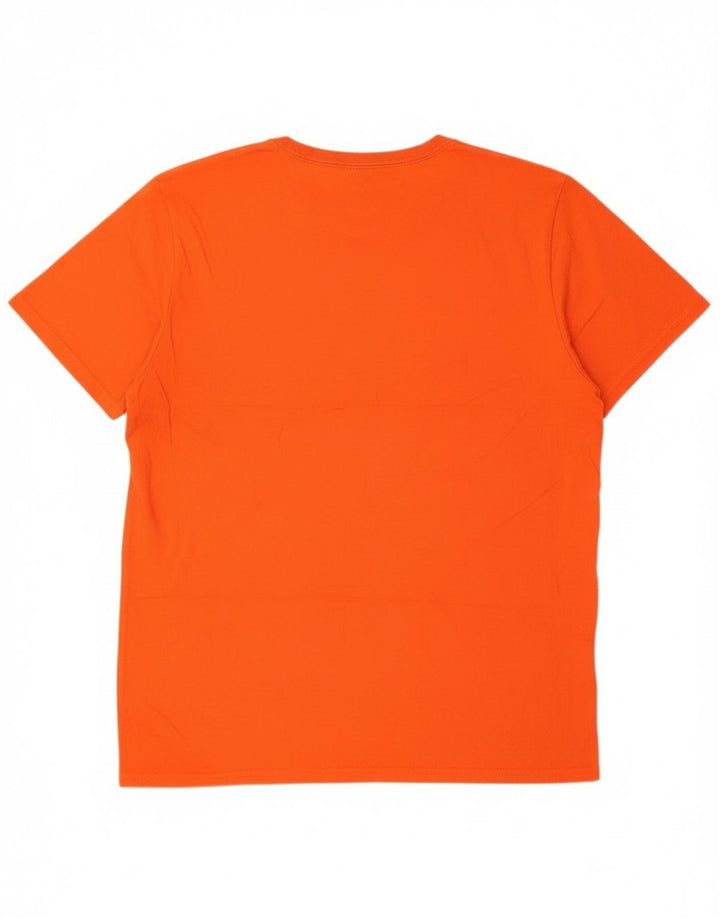 Russell Athletic - Camiseta para hombre, color naranja medio, algodón