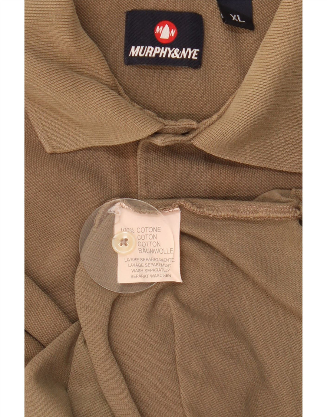 MURPHY & NYE Polo Hombre XL Algodón Caqui
