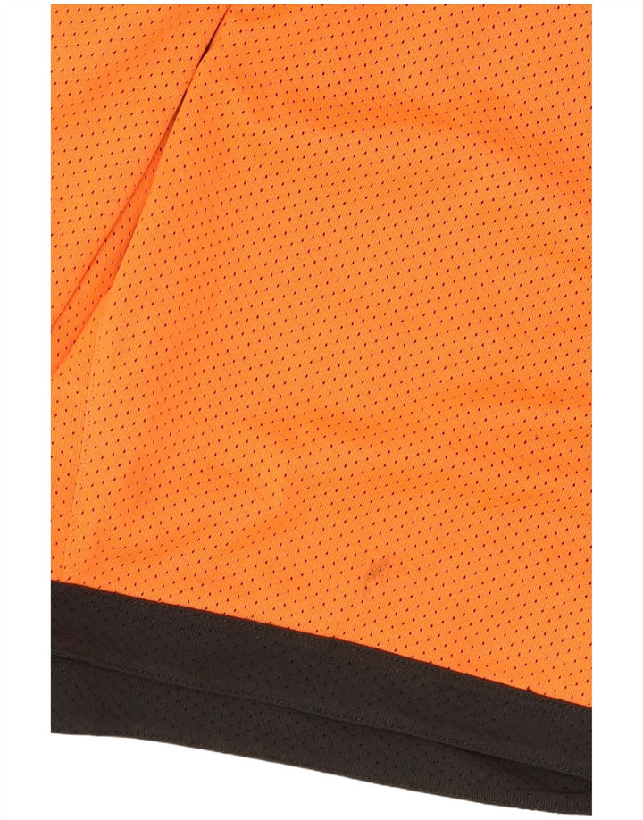 Reebok Shorts deportivos con gráficos para hombre Poliéster color block naranja medio