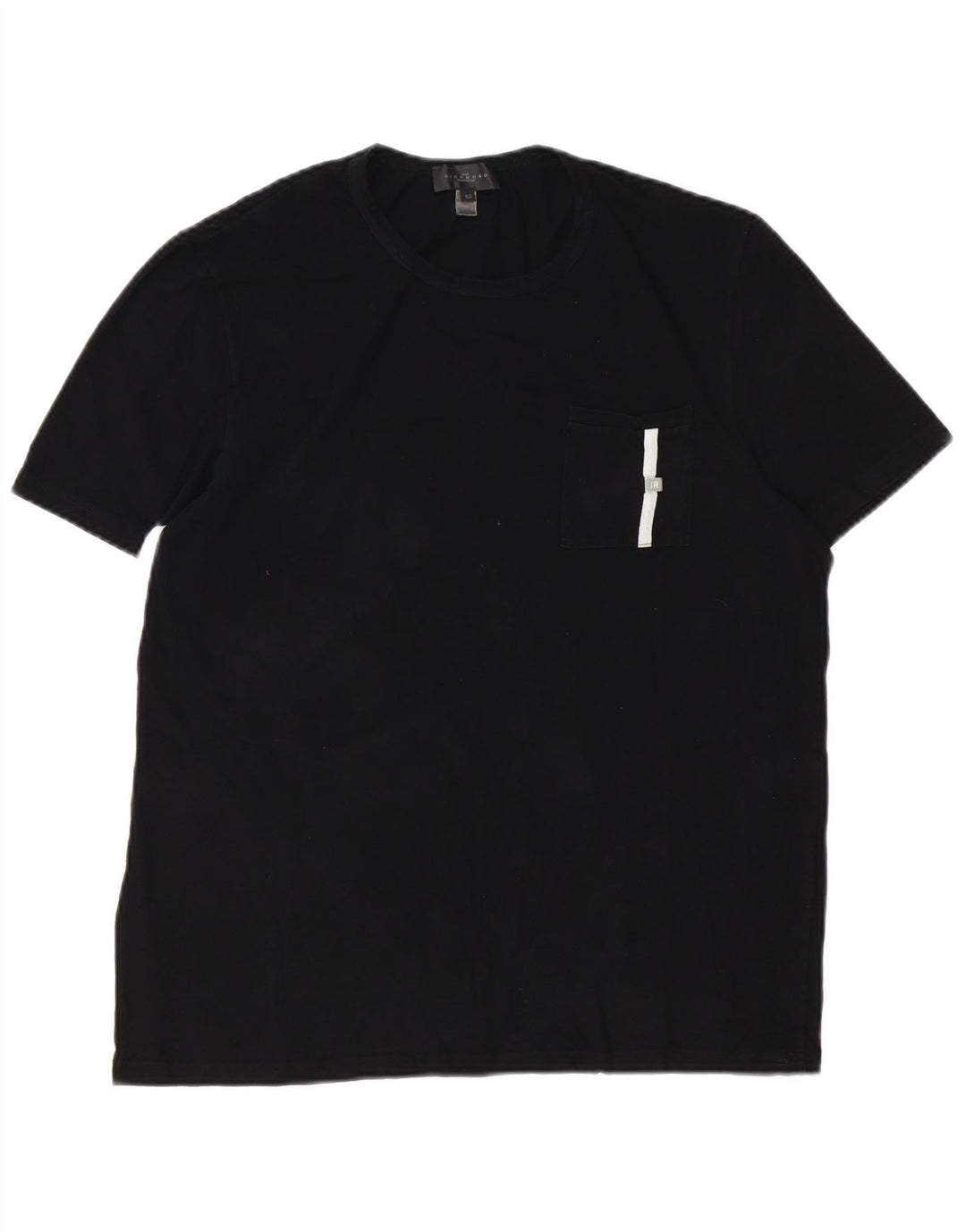 Richmond Camiseta para hombre Top IT 52 Grande Algodón negro