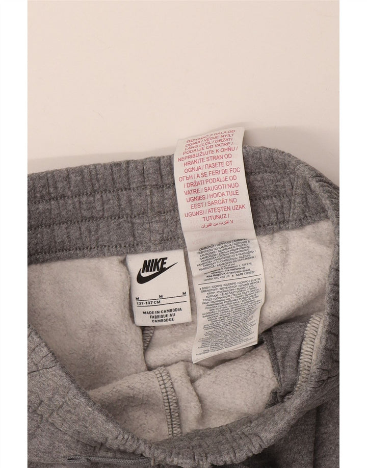 NIKE Pantalones de chándal para niño Joggers 10-11 años Gris Medio Algodón