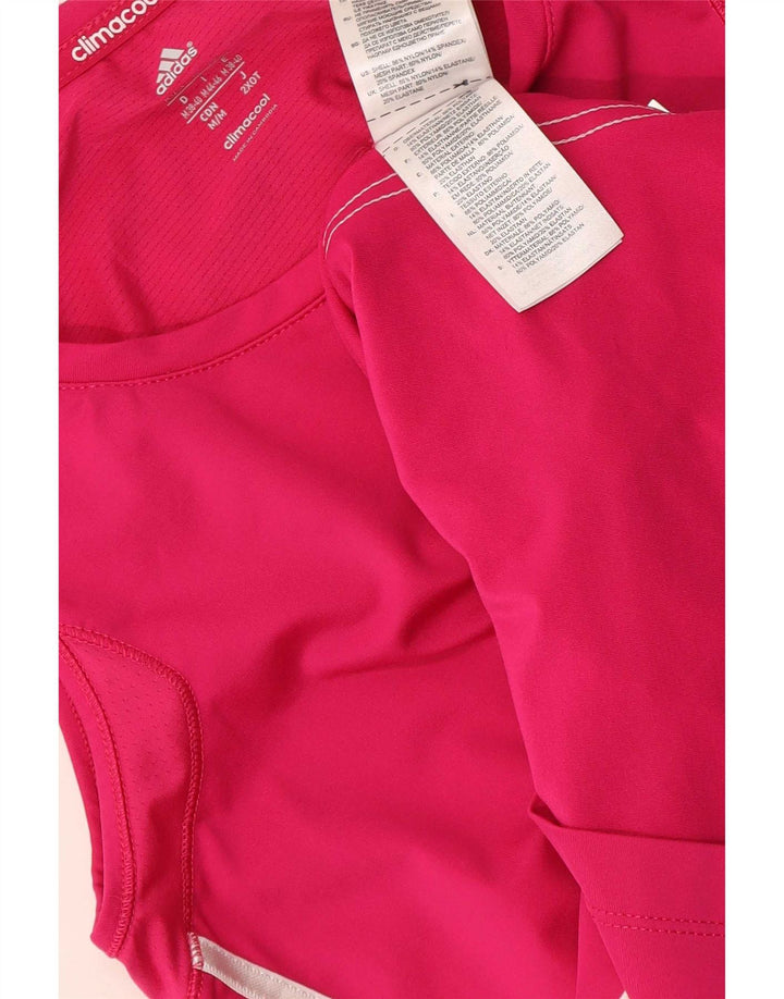 Adidas Mujer Climacool Chaleco Top UK 12/14 Medio Rosa Poliamida