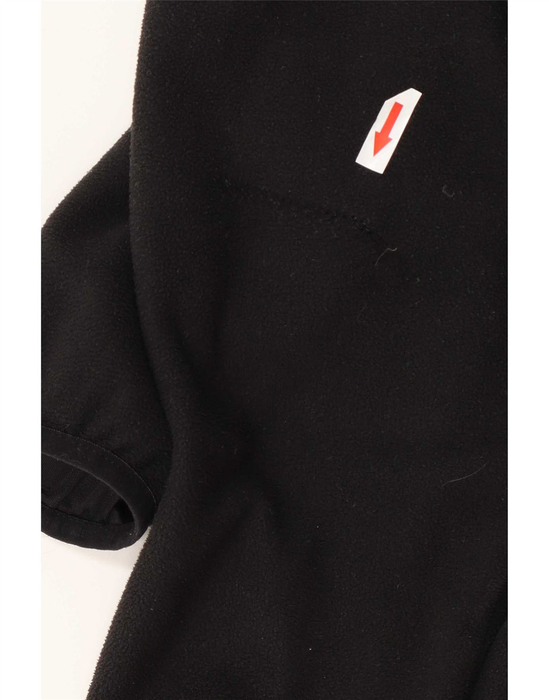 The North Face Chaqueta polar con forro para hombre, talla 40, poliéster negro grande