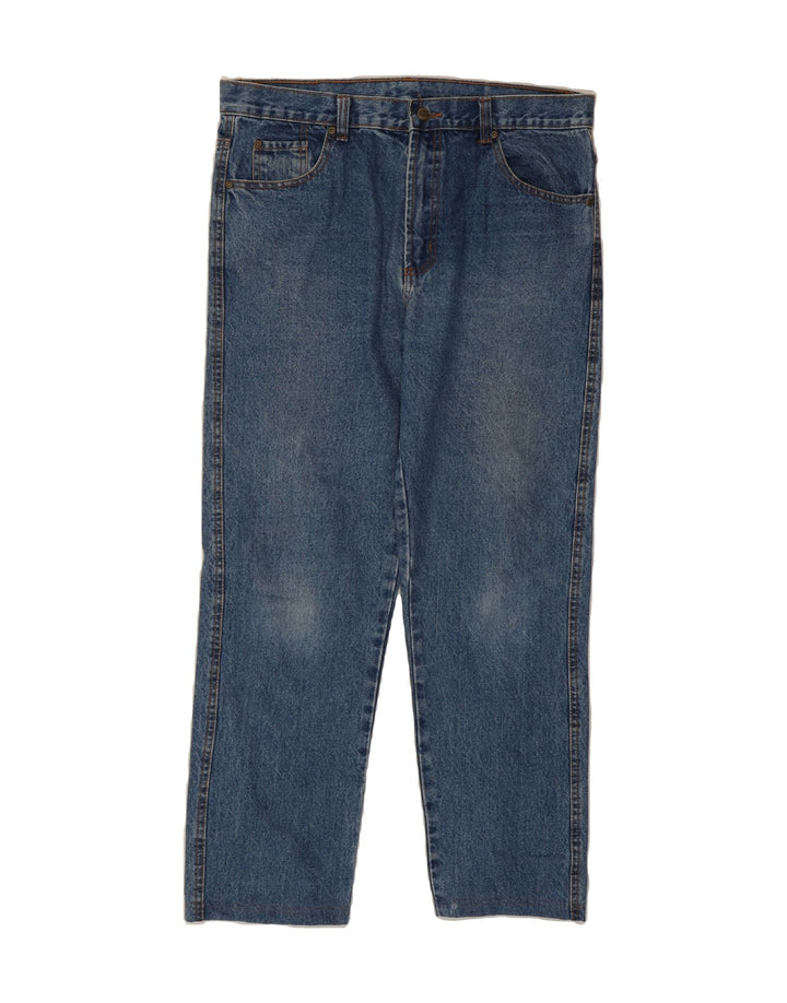 VINTAGE Womens Straight Jeans W36 L28 Blue Vintage Vintage and Second-Hand Vintage from Messina Hembry 