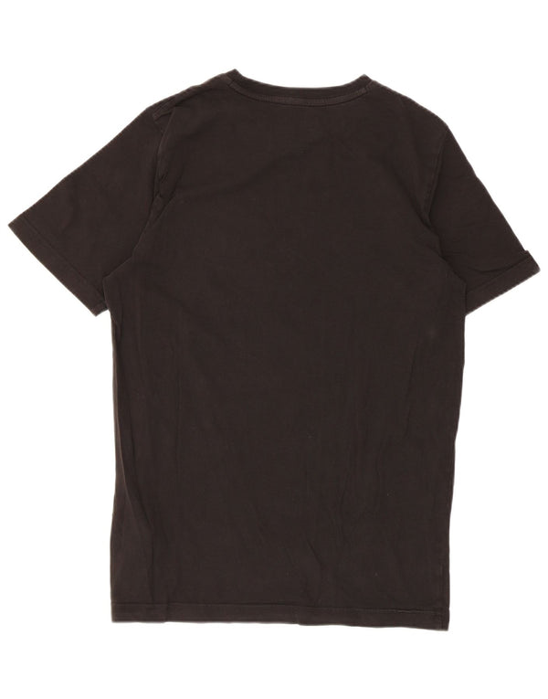 Puma - Camiseta gráfica para hombre, talla pequeña, algodón negro