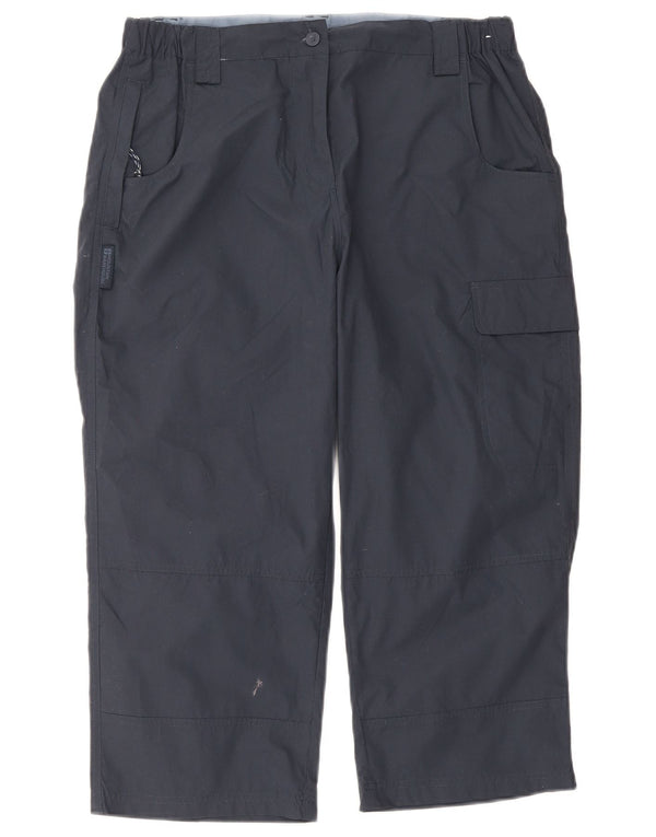 Pantalones capri para mujer de Mountain Warehouse UK 40 Large W32 L22 Azul marino