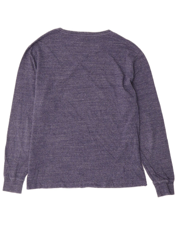 Polo Ralph Lauren Hombre Top Manga Larga Medio Azul Marino Algodón