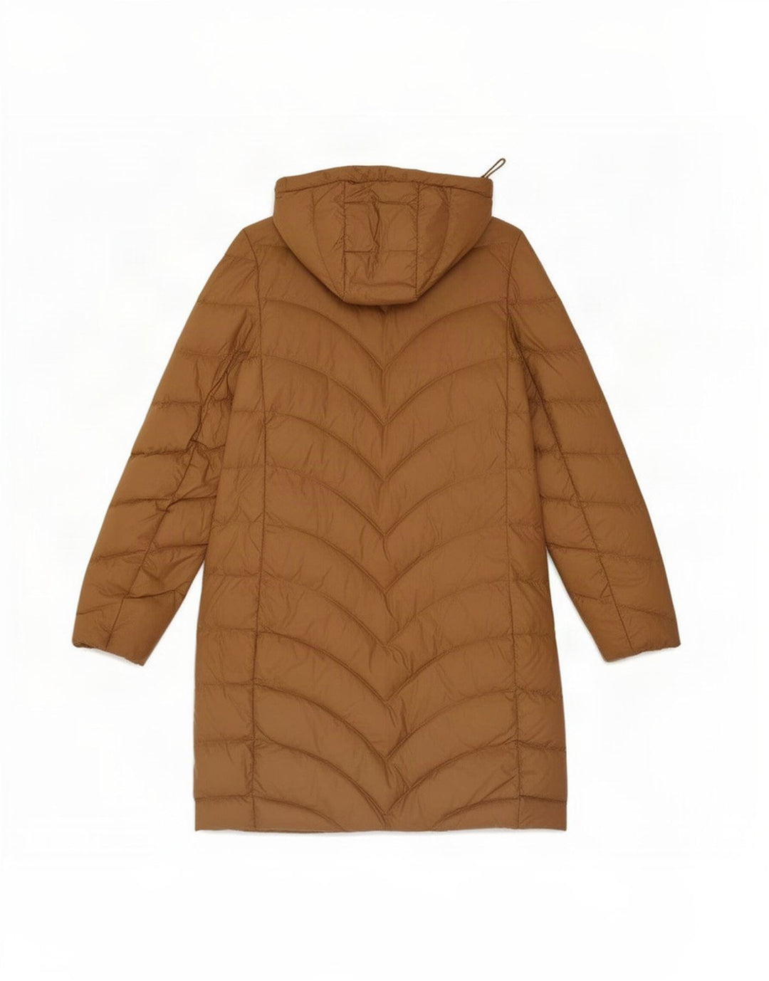 Marks & Spencer Abrigo acolchado con capucha para mujer UK 8 Small Brown