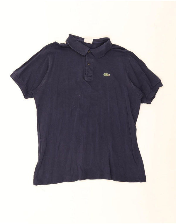 Polo Lacoste para hombre talla 5 grande algodón azul marino
