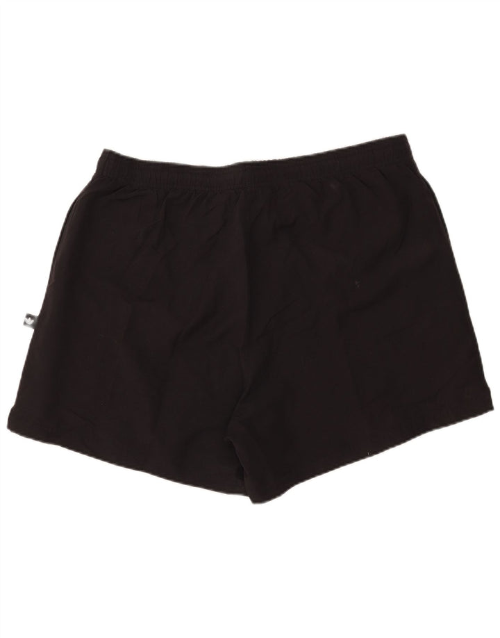 ADIDAS Pantalones cortos deportivos para hombre Grande Algodón negro