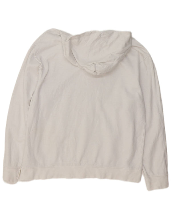 Topshop Jersey con capucha gráfica para mujer Reino Unido 14 Algodón blanco mediano